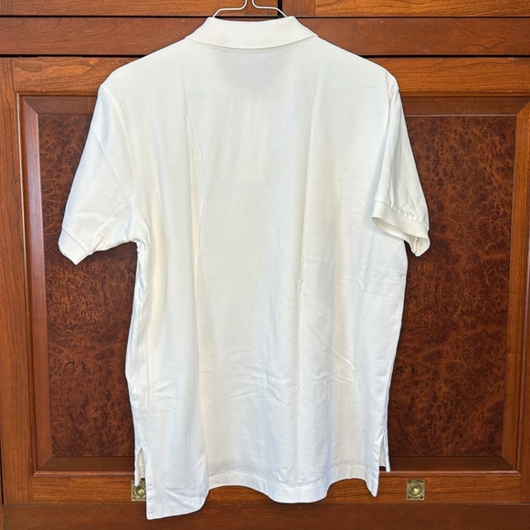 Polo by RL men’s size L white SS pique’ polo, gently worn, great condition - Picture 4 of 4